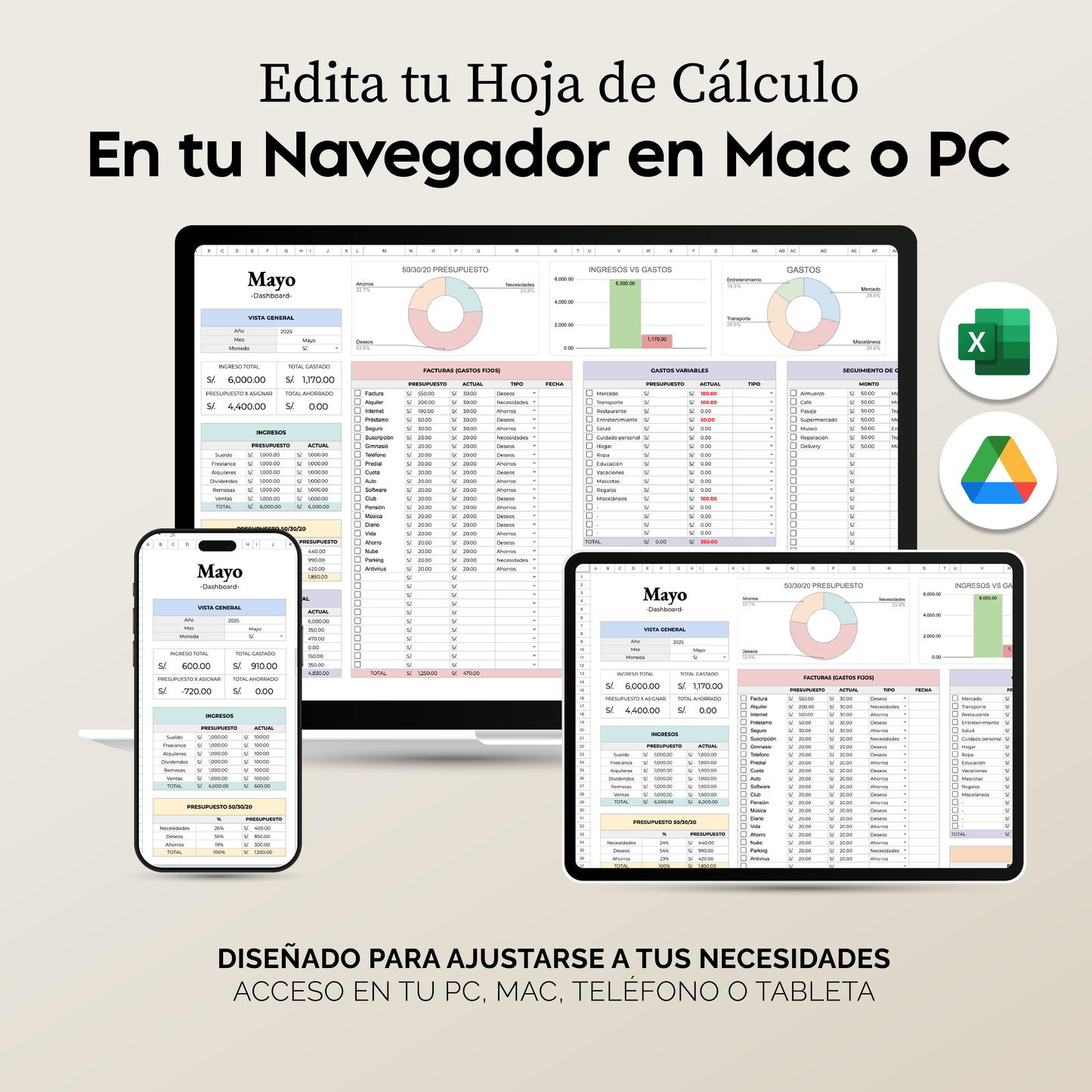 Plantilla de Finanzas Personales