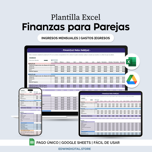 Plantilla de Finanzas para Parejas
