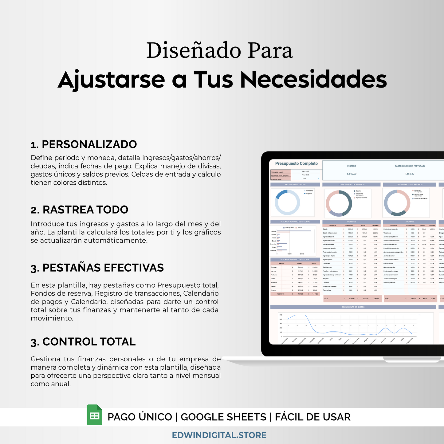 Plantilla de Finanzas Para Negocios