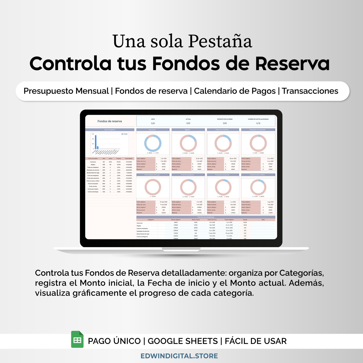 Plantilla de Finanzas Para Negocios