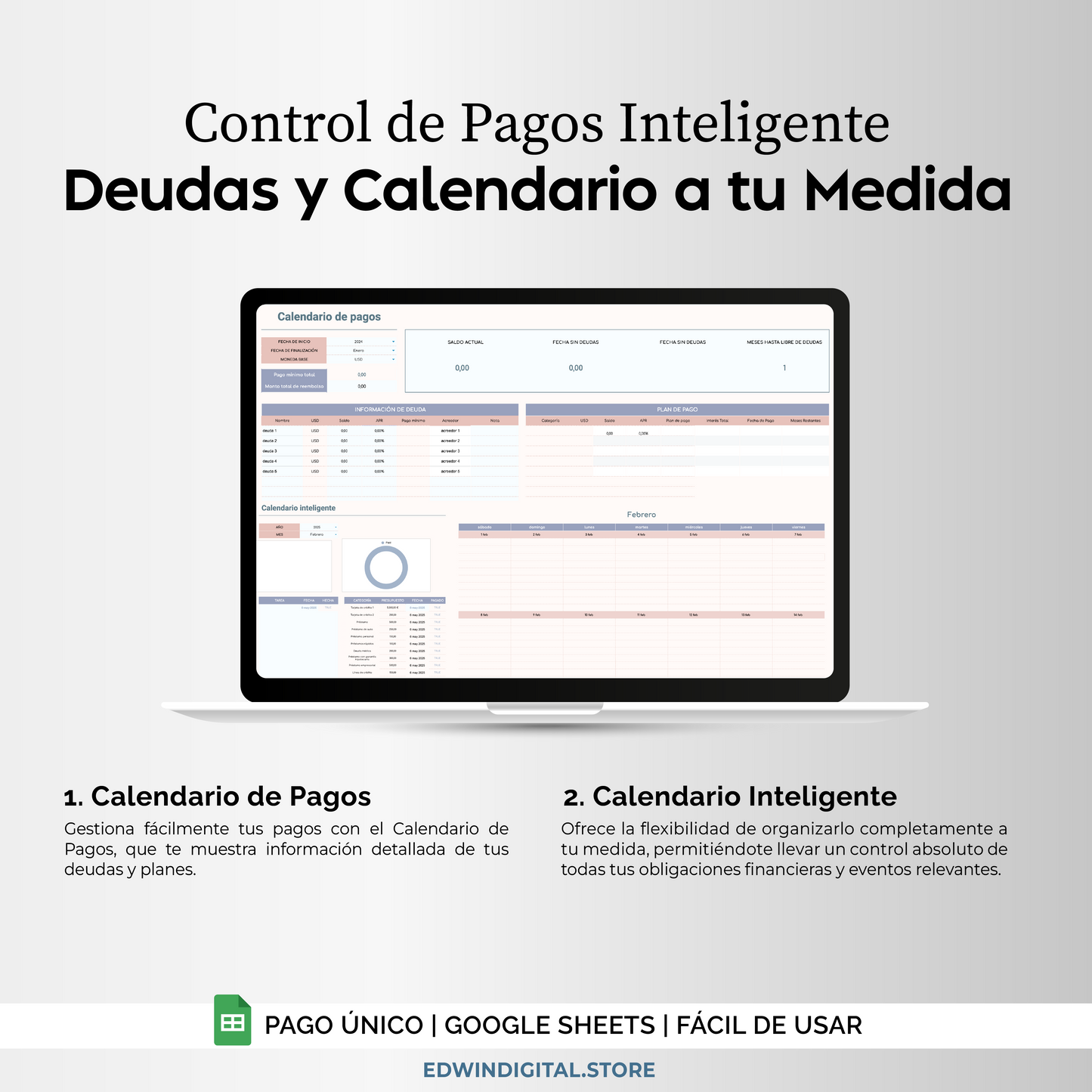 Plantilla de Finanzas Para Negocios