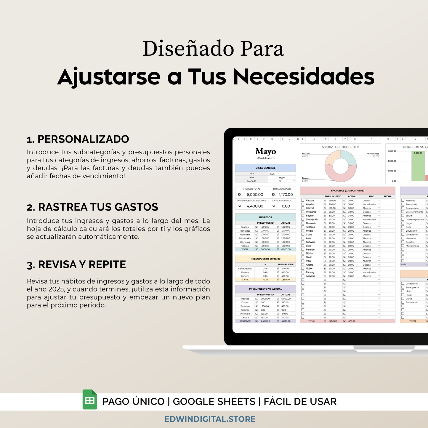 Plantilla de Finanzas Personales