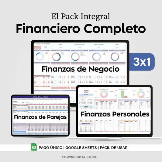 Pack Integral Financiero Completo 3X1